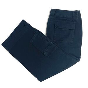 CASLON Women’s Pant Capri Cargo Multi Pocket Loose Fit Size 8 Black